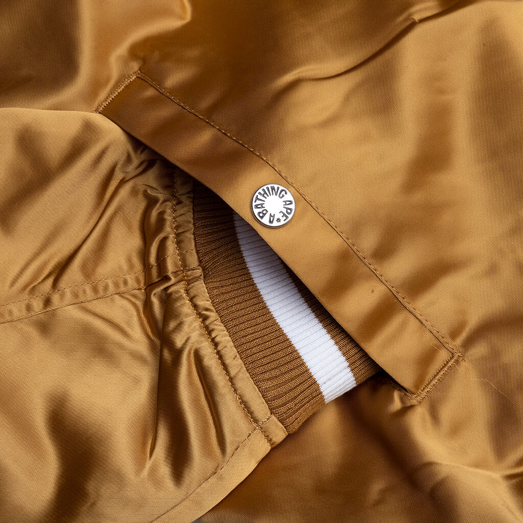 Baseball Varsity Jacket - Beige