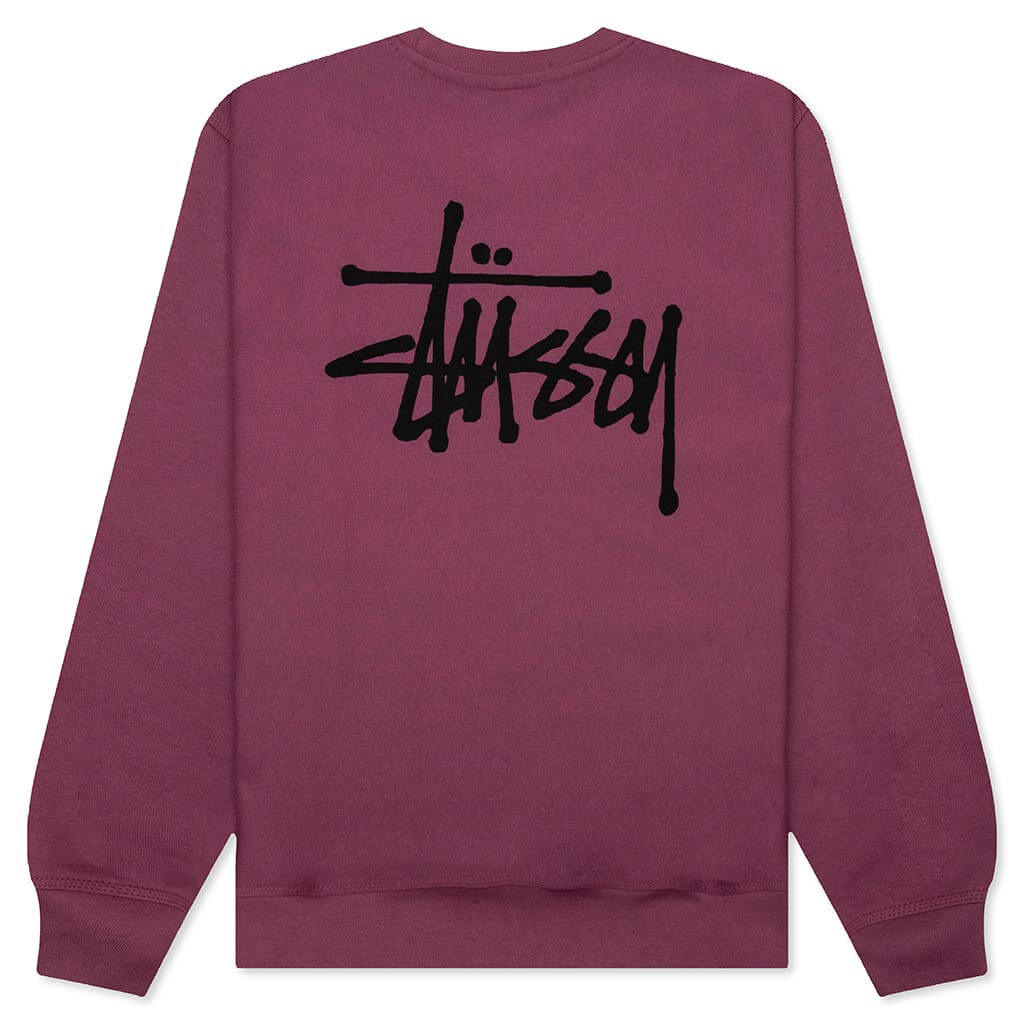 Basic Stussy Crew - Berry