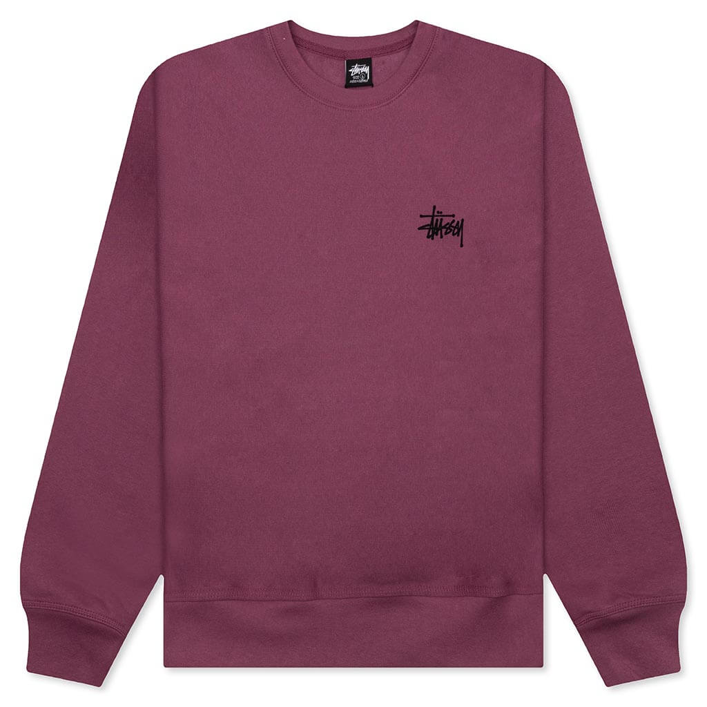 Basic Stussy Crew - Berry