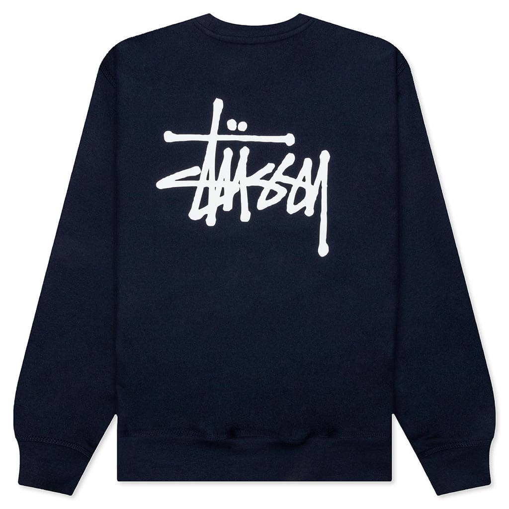 Basic Stussy Crew - Navy