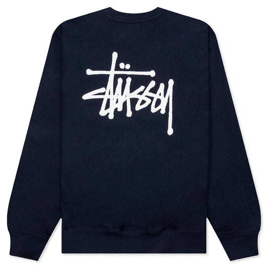 Basic Stussy Crew - Navy