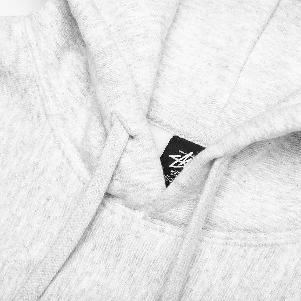 Basic Stussy Hoodie - Ash Heather