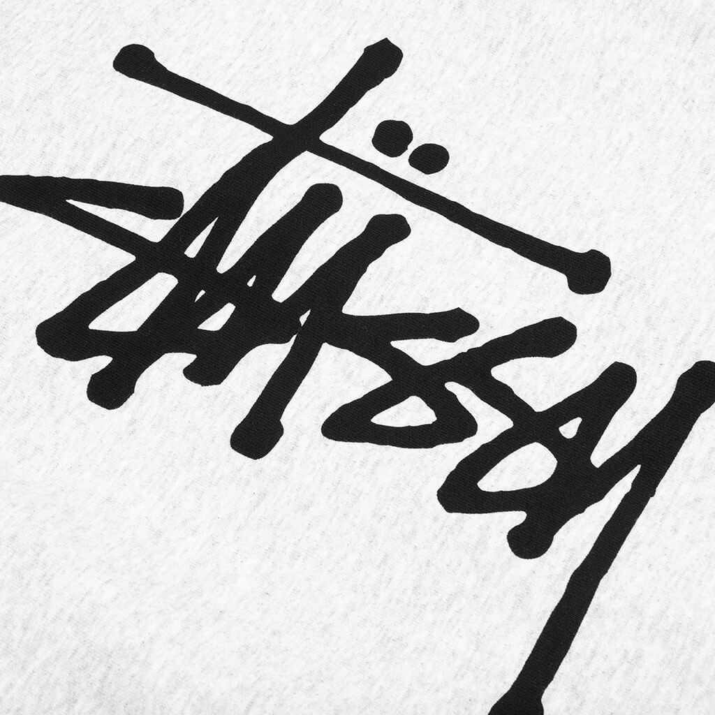 Basic Stussy Hoodie - Ash Heather