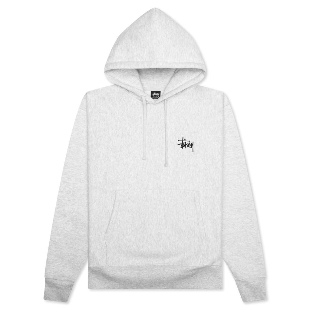 Basic Stussy Hoodie - Ash Heather