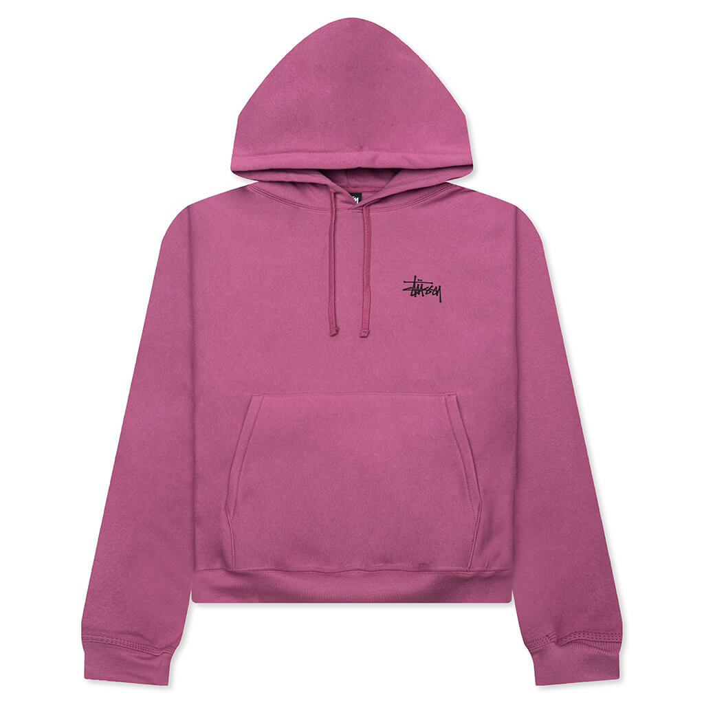 Basic Stussy Hoodie - Berry