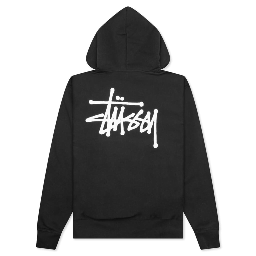 Basic Stussy Hoodie - Black