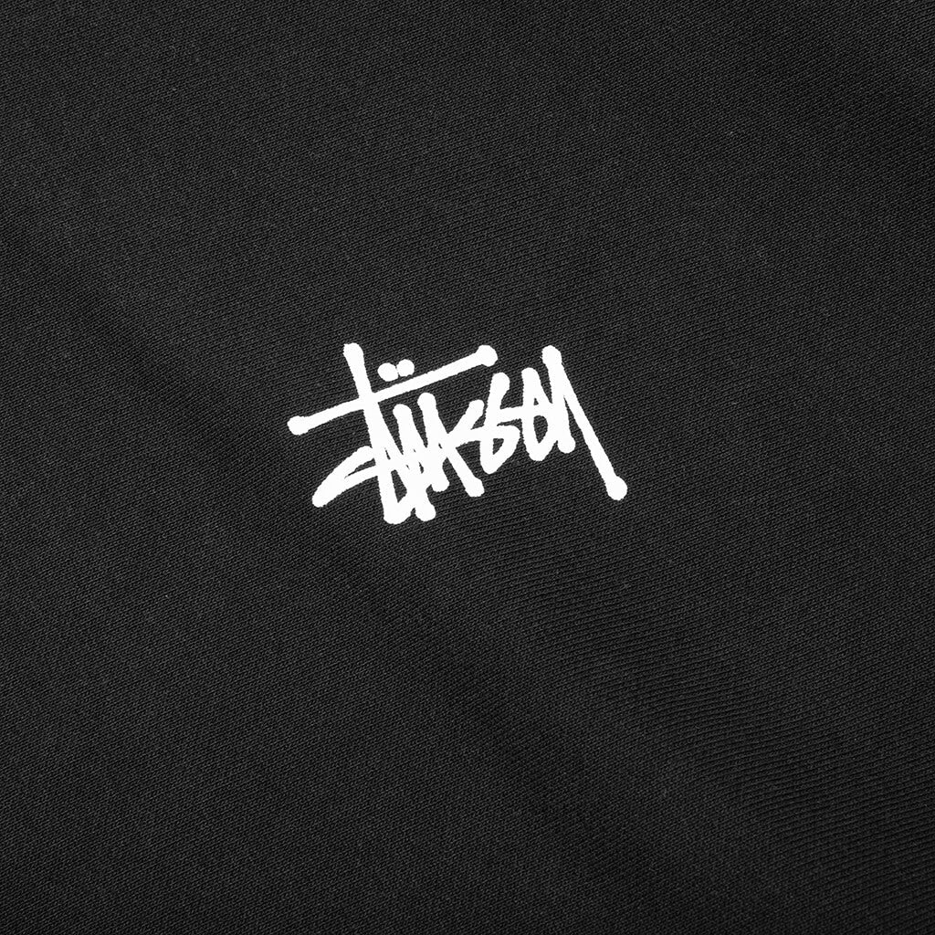 Basic Stussy Hoodie - Black