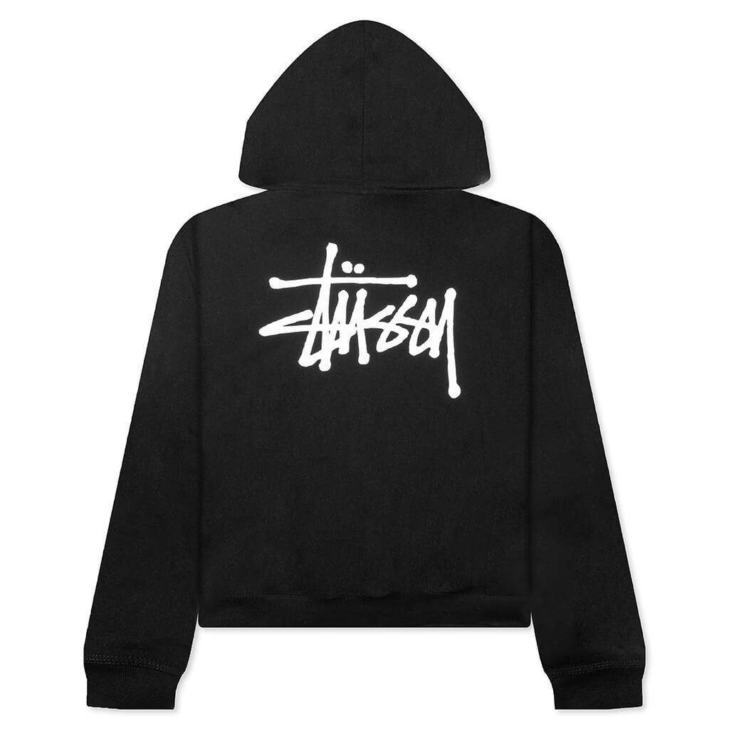 Basic Zip Hoodie - Black