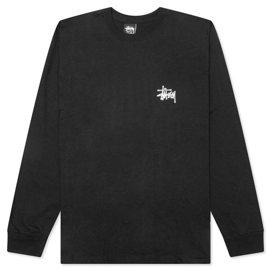 Basic Stussy L/S Tee - Black