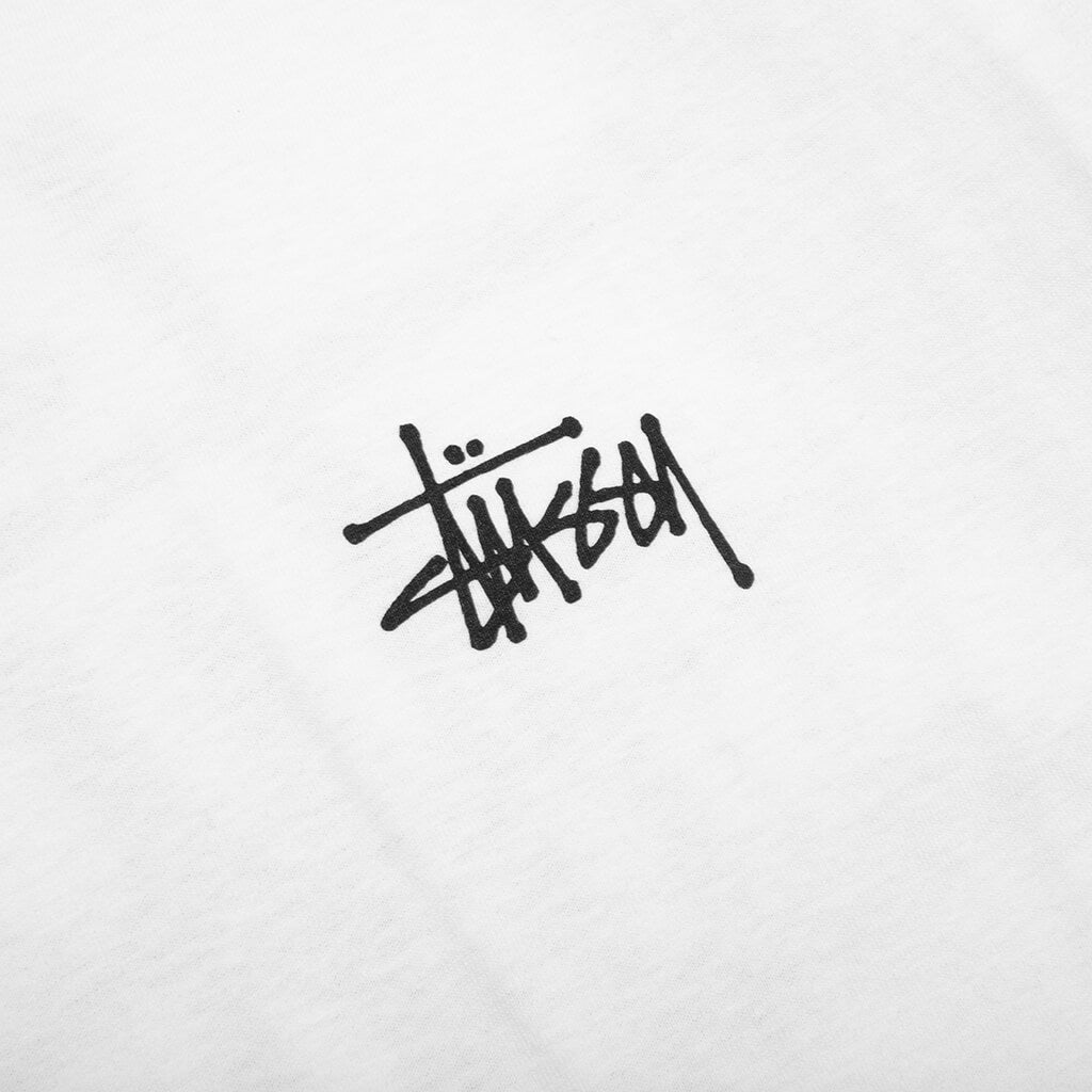 Basic Stussy L/S Tee - White