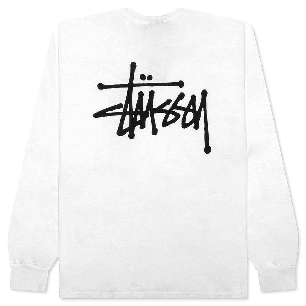 Basic Stussy Pig. Dyed L/S Tee - Natural