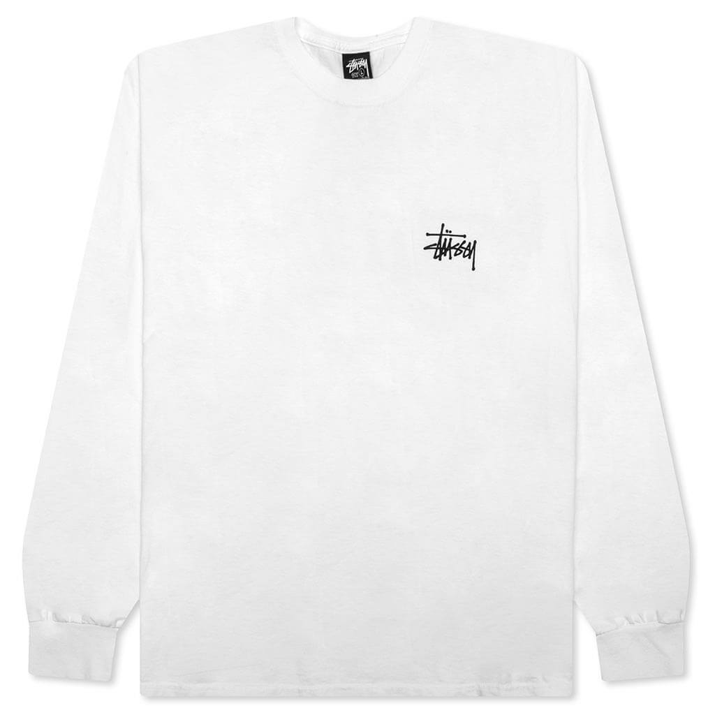 Basic Stussy Pig. Dyed L/S Tee - Natural