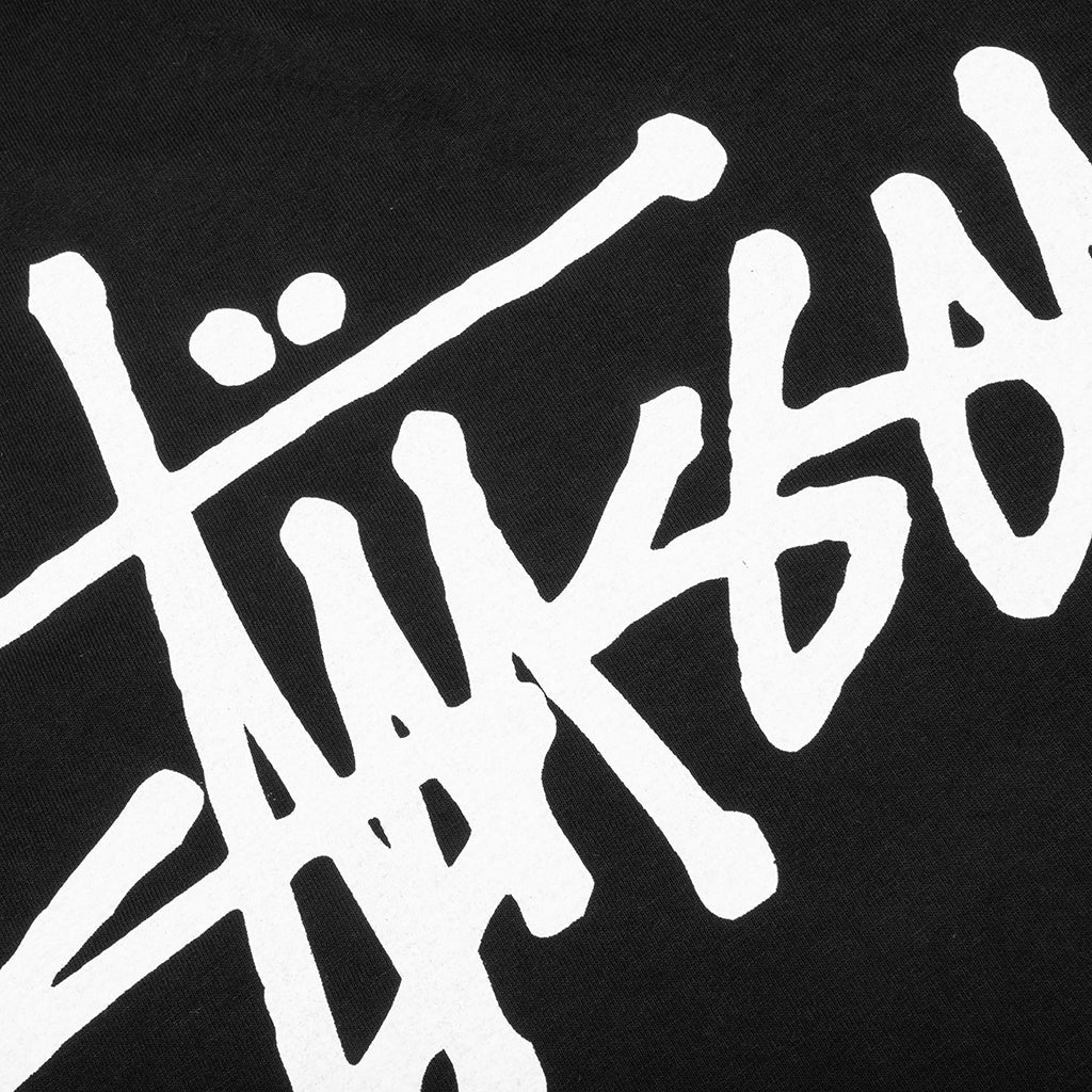 Basic Stussy Pig. Dyed L/S Tee- Black