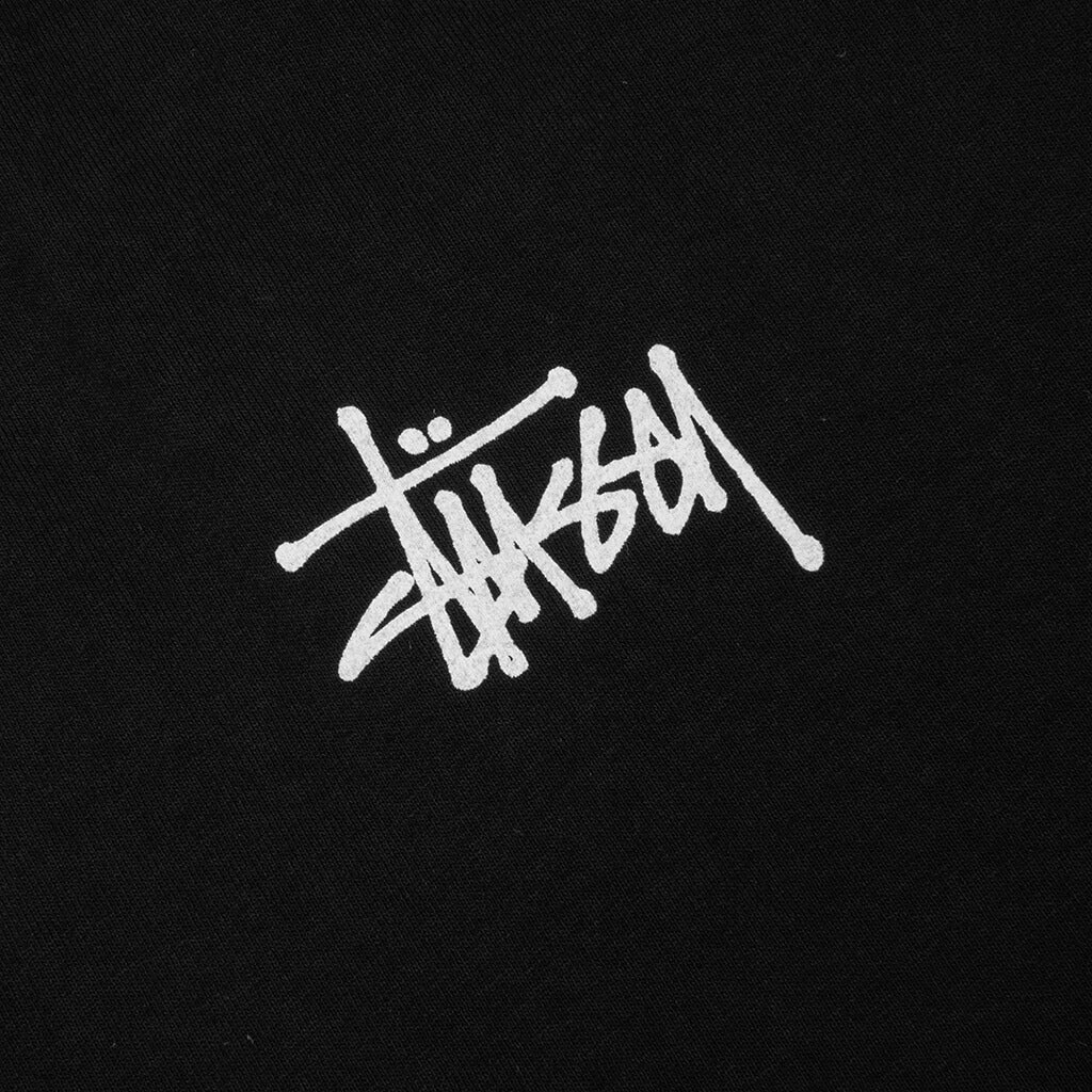 Basic Stussy Pig. Dyed Tee - Black