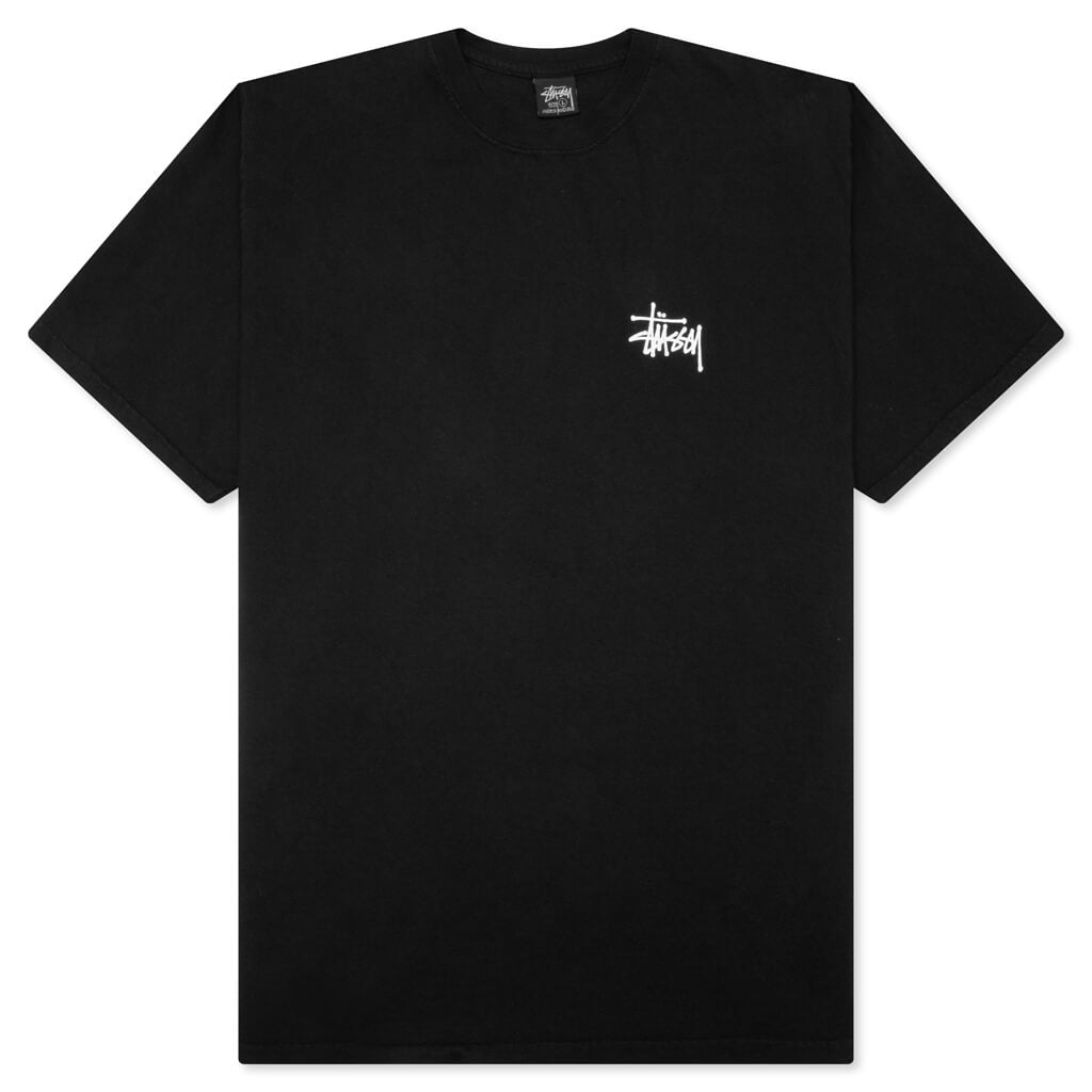 Basic Stussy Pig. Dyed Tee - Black