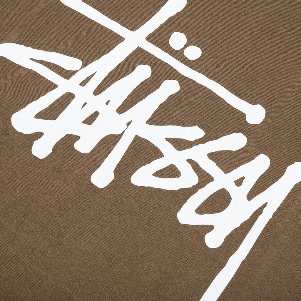 Basic Stussy Pig. Dyed L/S Tee - Brown