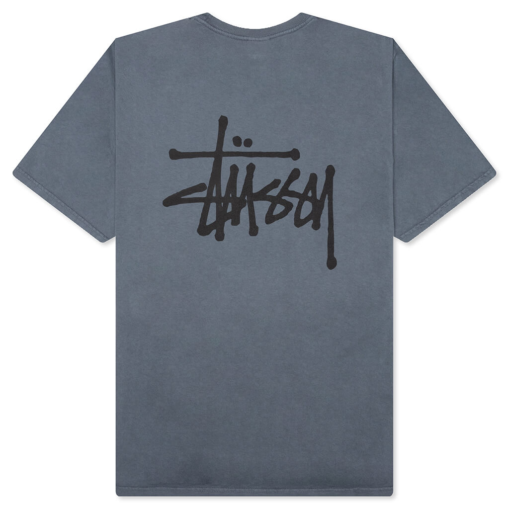 Basic Stussy Pig. Dyed Tee - Indigo