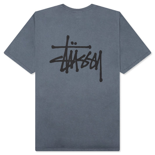Basic Stussy Pig. Dyed Tee - Indigo