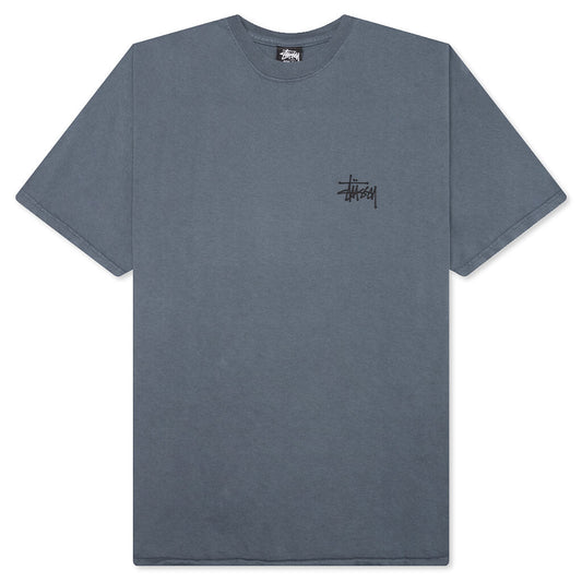 Basic Stussy Pig. Dyed Tee - Indigo