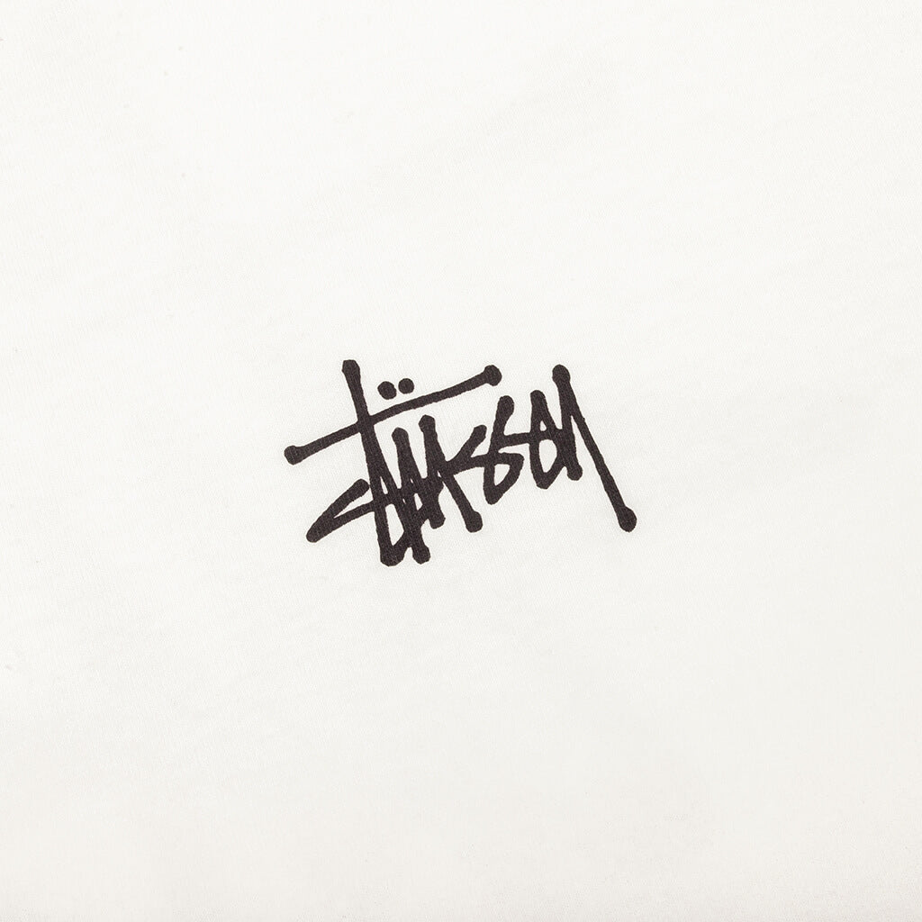 Basic Stussy Pigment Dyed Tee - Natural