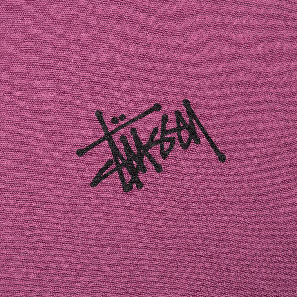 Basic Stussy Tee - Berry