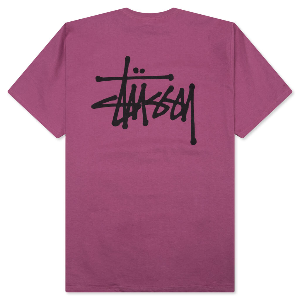 Basic Stussy Tee - Berry
