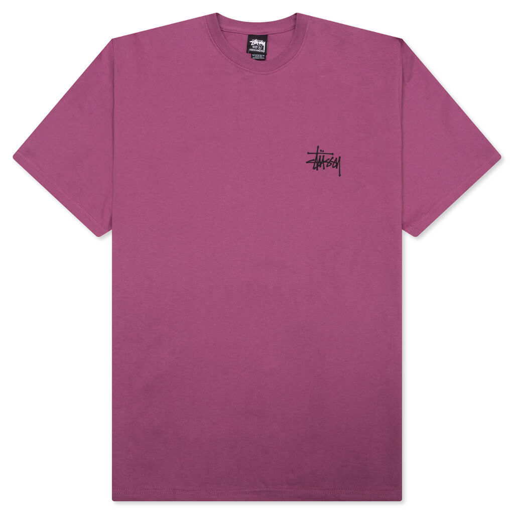 Basic Stussy Tee - Berry