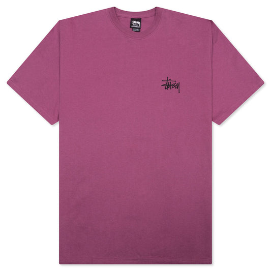 Basic Stussy Tee - Berry