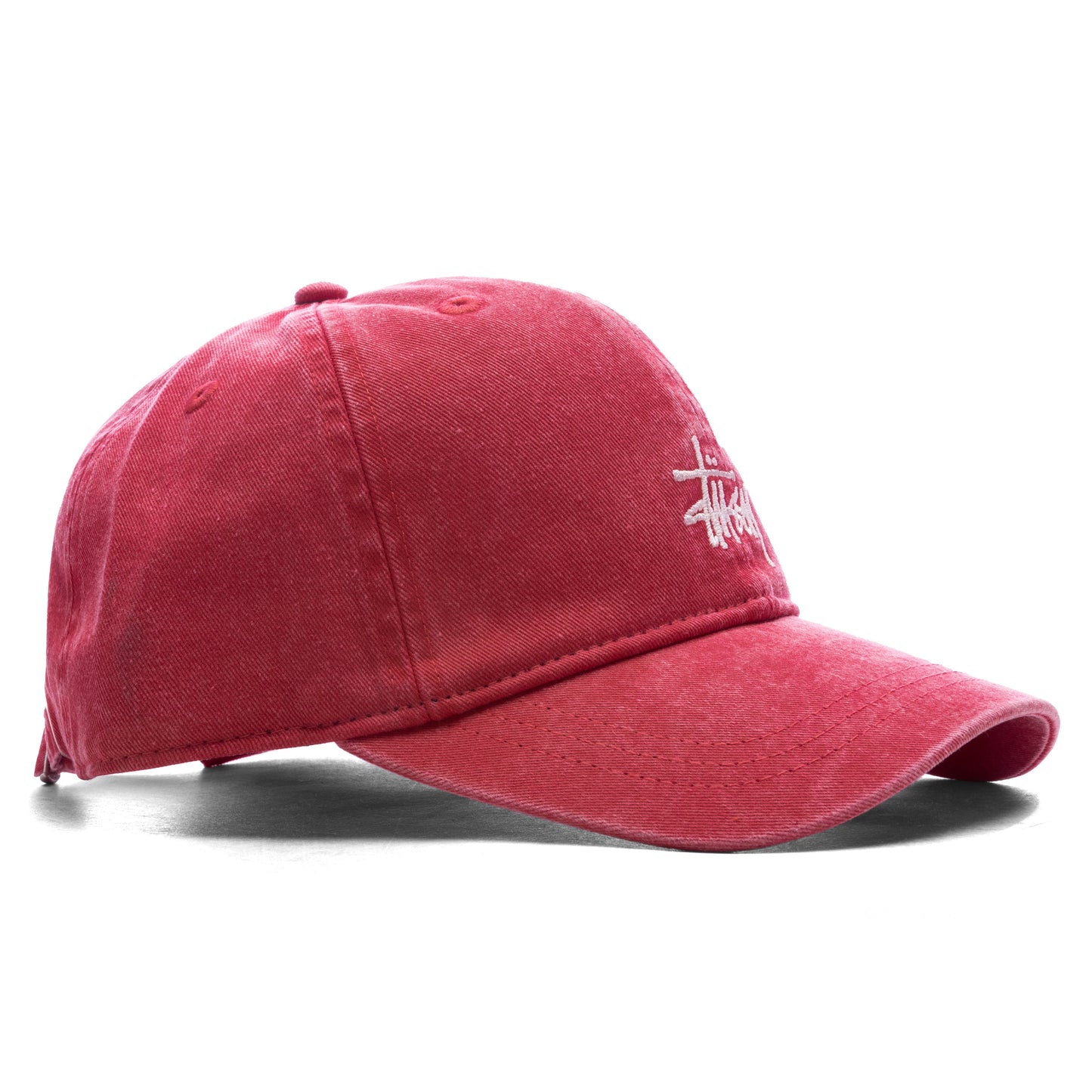 Basic Washed Low Pro Cap - Deep Rouge