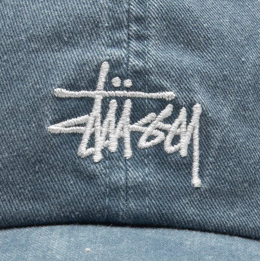 Basic Washed Low Pro Cap - Ink Blue