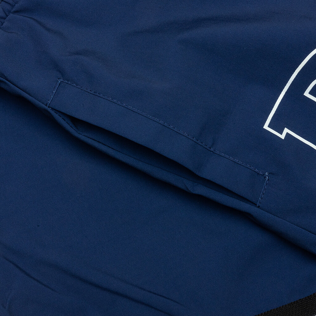 Basketball Logo Swim Short - Blue/Black/White