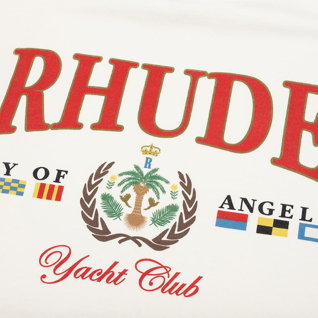 Bay Of Angels Yacht Tee - Vintage White