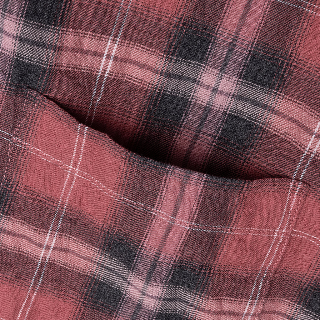 Beach Plaid Shirt - Red
