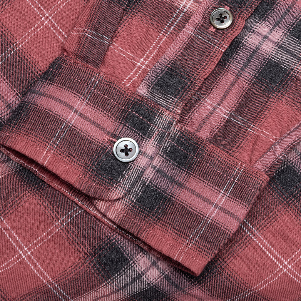Beach Plaid Shirt - Red