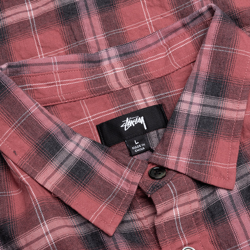 Beach Plaid Shirt - Red