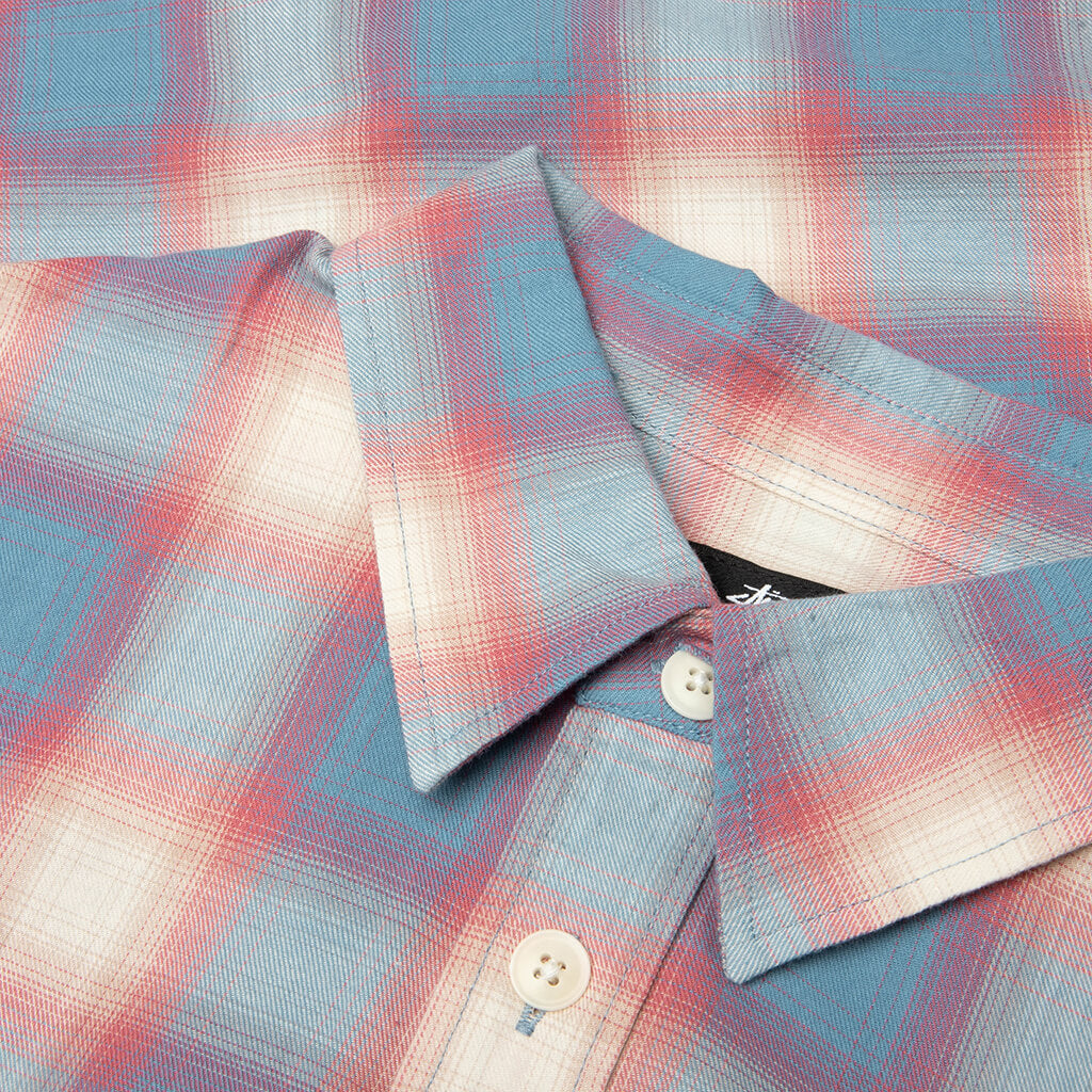 Beach Ombre Plaid Shirt - Blue