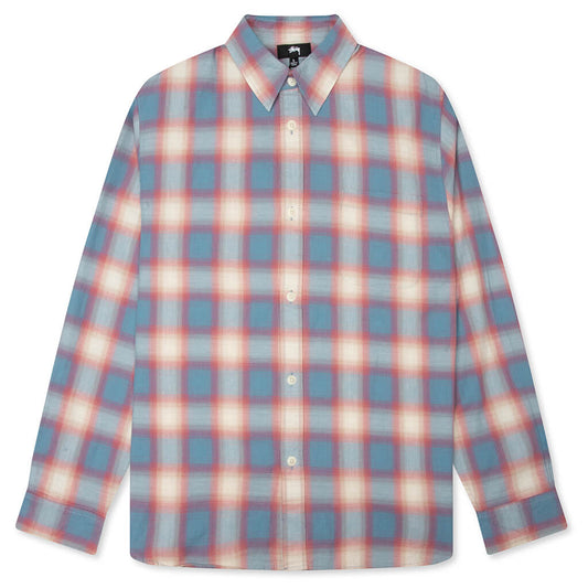 Beach Ombre Plaid Shirt - Blue