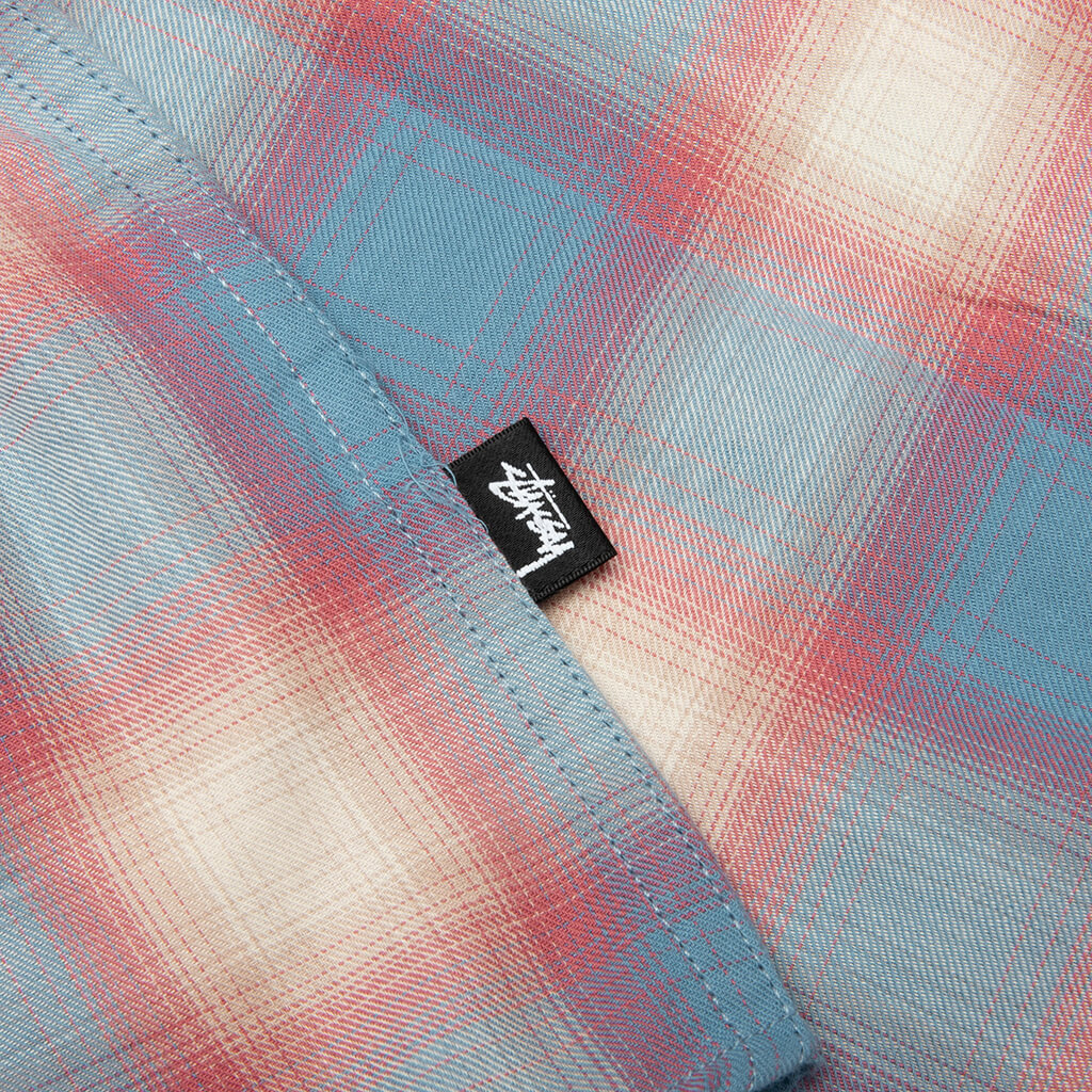 Beach Ombre Plaid Shirt - Blue