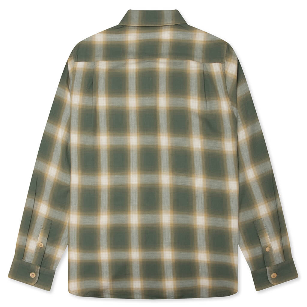 Beach Ombre Plaid Shirt - Green