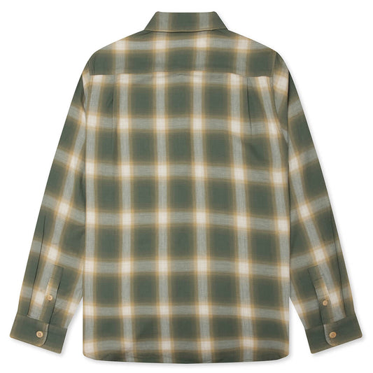 Beach Ombre Plaid Shirt - Green