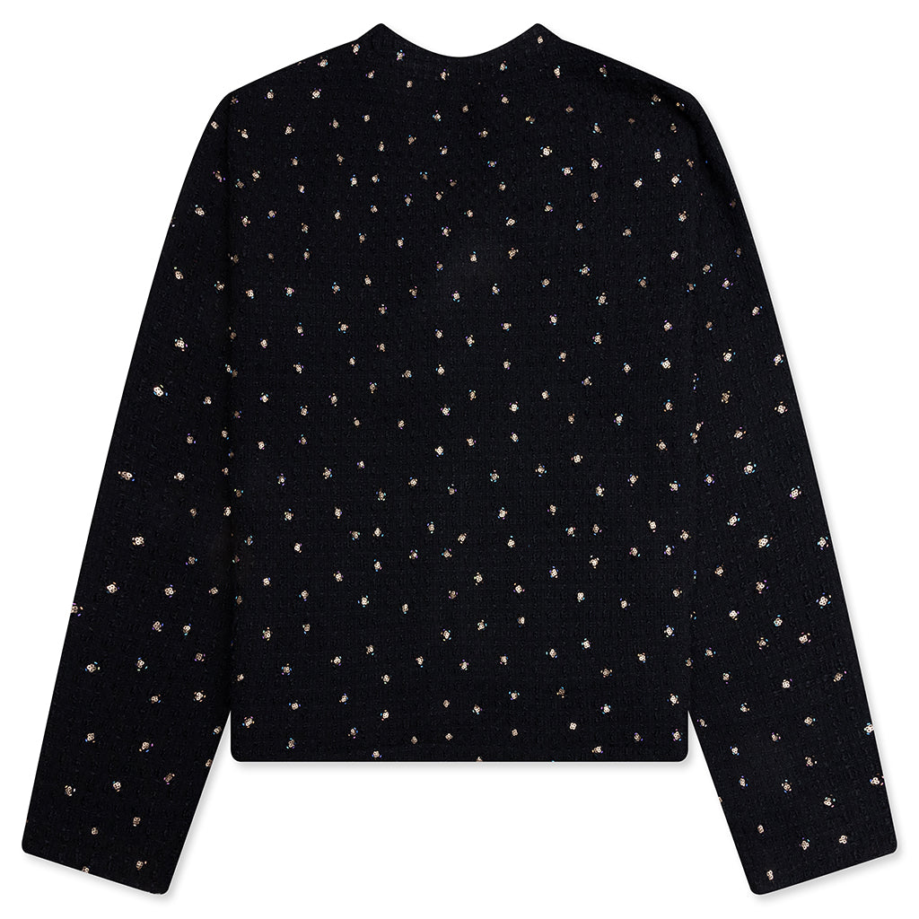 Beaded Cardigan - Black