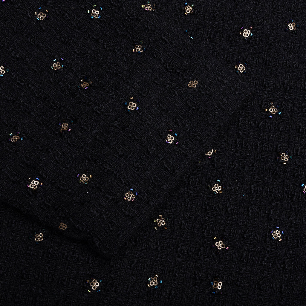Beaded Cardigan - Black