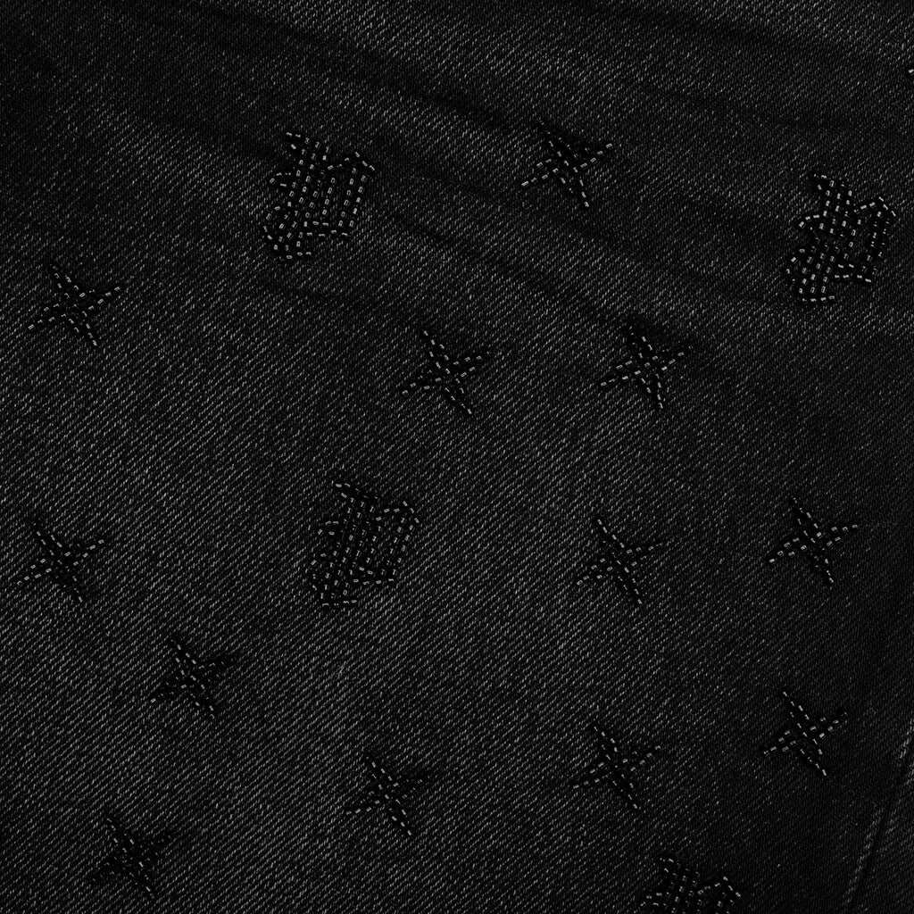 Beaded Monogram Shorts - Black