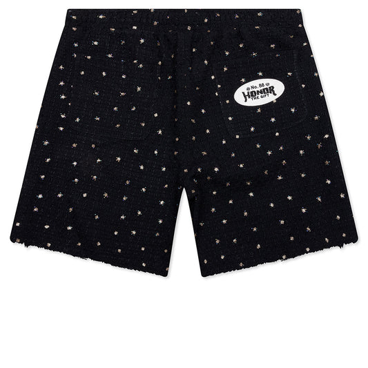 Beaded Shorts - Black