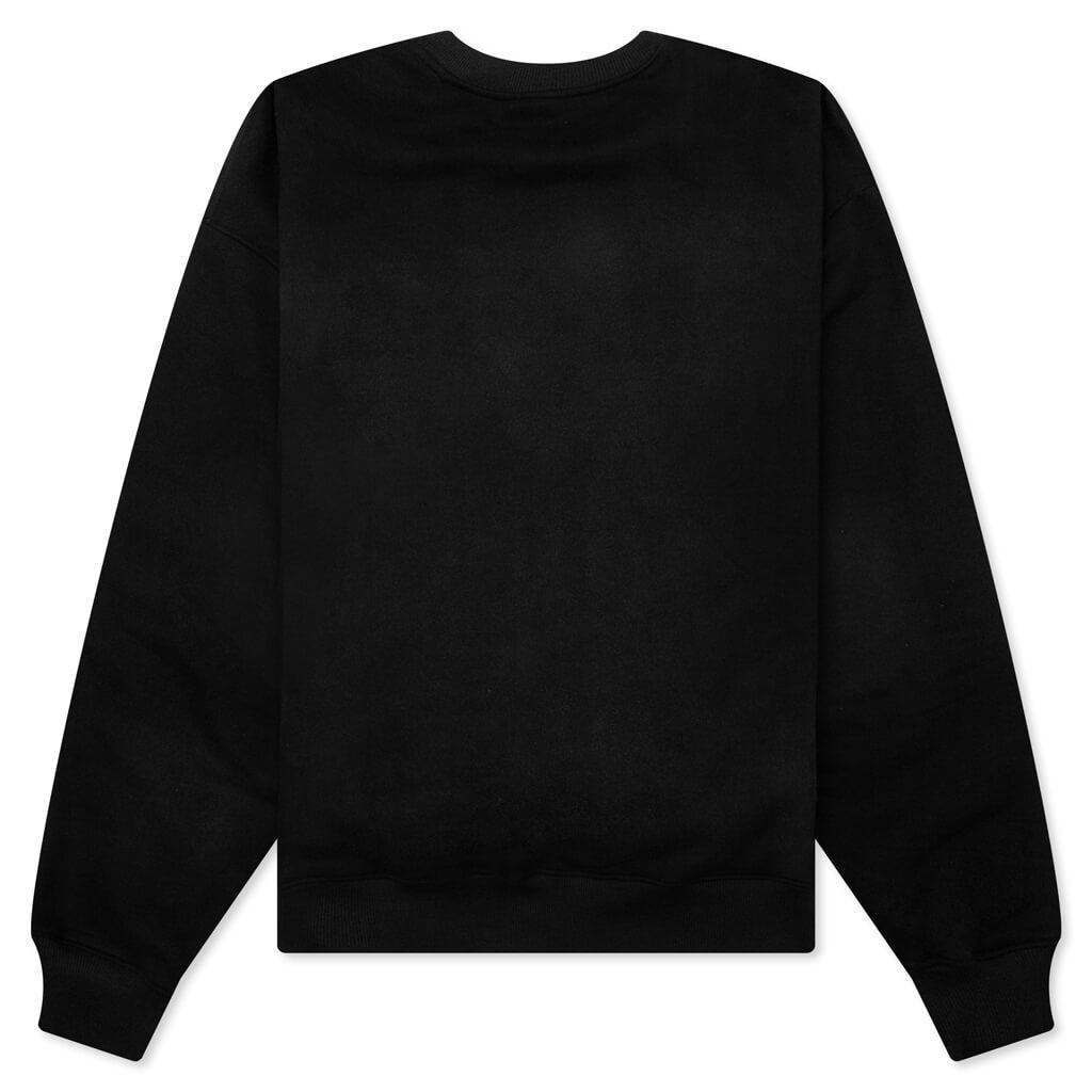 Beaded Sun Crewneck - Worn Black