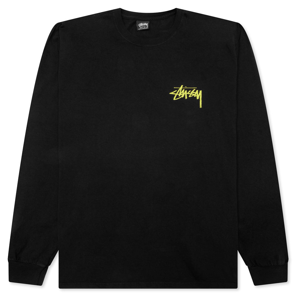 Beat Crazy L/S Tee - Black