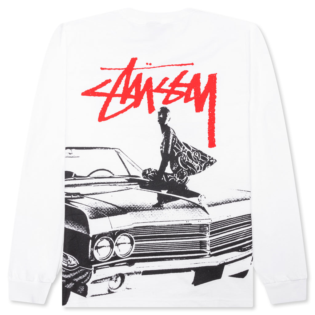 Beat Crazy L/S Tee - White