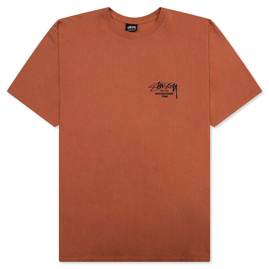 Beat Sounds Pigment Dyed Tee - Rust