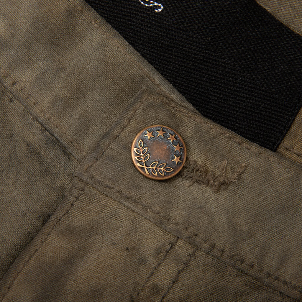 Been Thru It Waxed Canvas Double Knee Pant - Brown