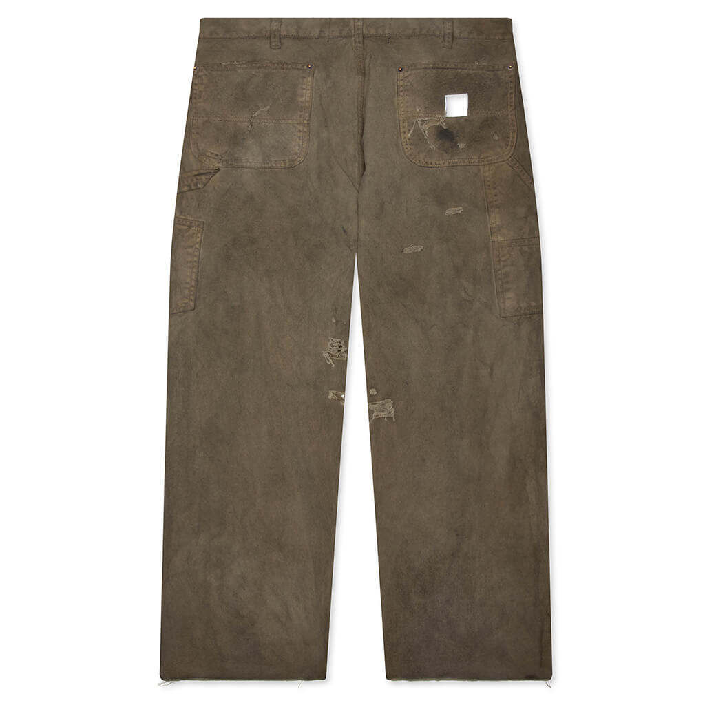 Been Thru It Waxed Canvas Double Knee Pant - Brown